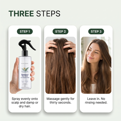 Rosemary and Rice Water Hair Nourishing Spray